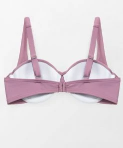 CUPSHE Shangrila Solids Molded Push Up Demi Bikini Top