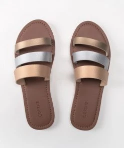 CUPSHE Accs & Clothing Olympia Three Straps Slides