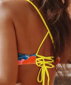 CUPSHE Bright Floral Print Bikini