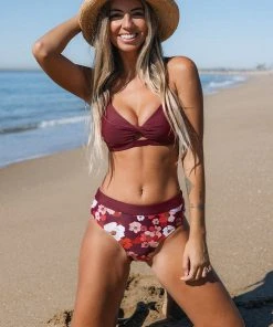 CUPSHE Piper Floral Bikini Bottom Swimwear UP TO 70% OFF