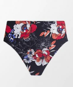 CUPSHE Elizabeth Floral Plus Size Bikini Bottom Swimwear UP TO 70% OFF