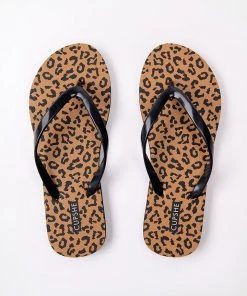 CUPSHE Accs & Clothing Wild Side Leopard Flip Flops