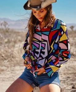 CUPSHE Long Sleeve Shirt Collar Tops Accs & Clothing