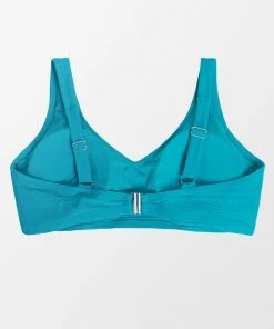 CUPSHE Swimwear UP TO 70% OFF Ainhoa Teal Back Hook Plus Size Bikini Top