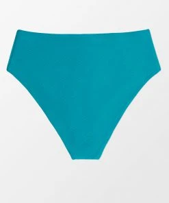 CUPSHE Ainhoa Teal High Waisted Plus Size Bikini Bottom Swimwear UP TO 70% OFF