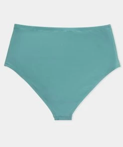 CUPSHE Seaside Holiday High Waist Tummy Control Plus Size Bikini Bottom