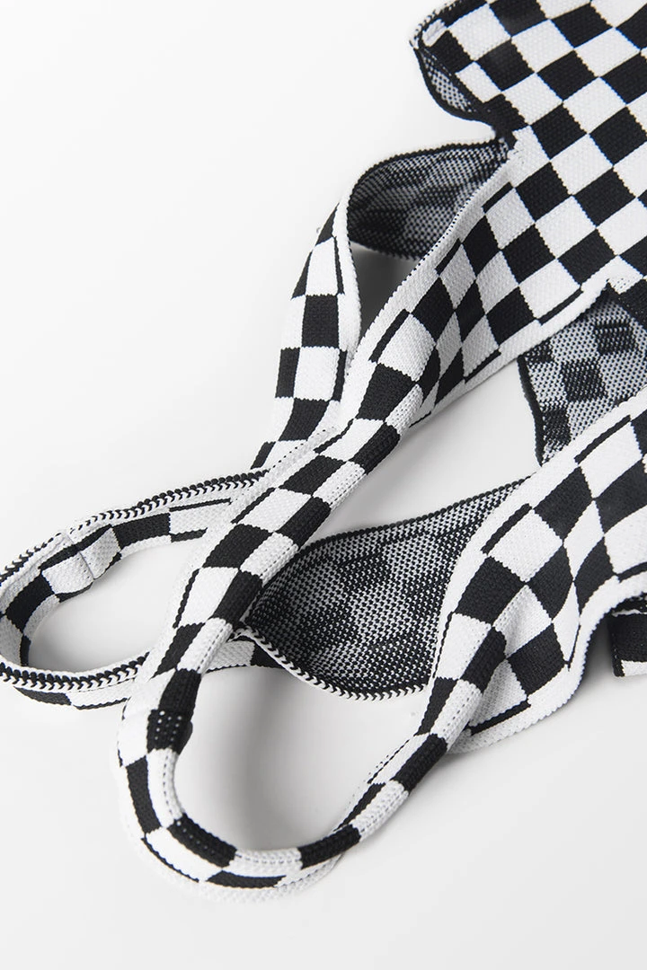 CUPSHE Accs & Clothing Cityscape Plaided Tote Bag