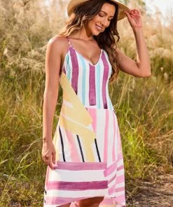 CUPSHE Adley Backless Slip Dress