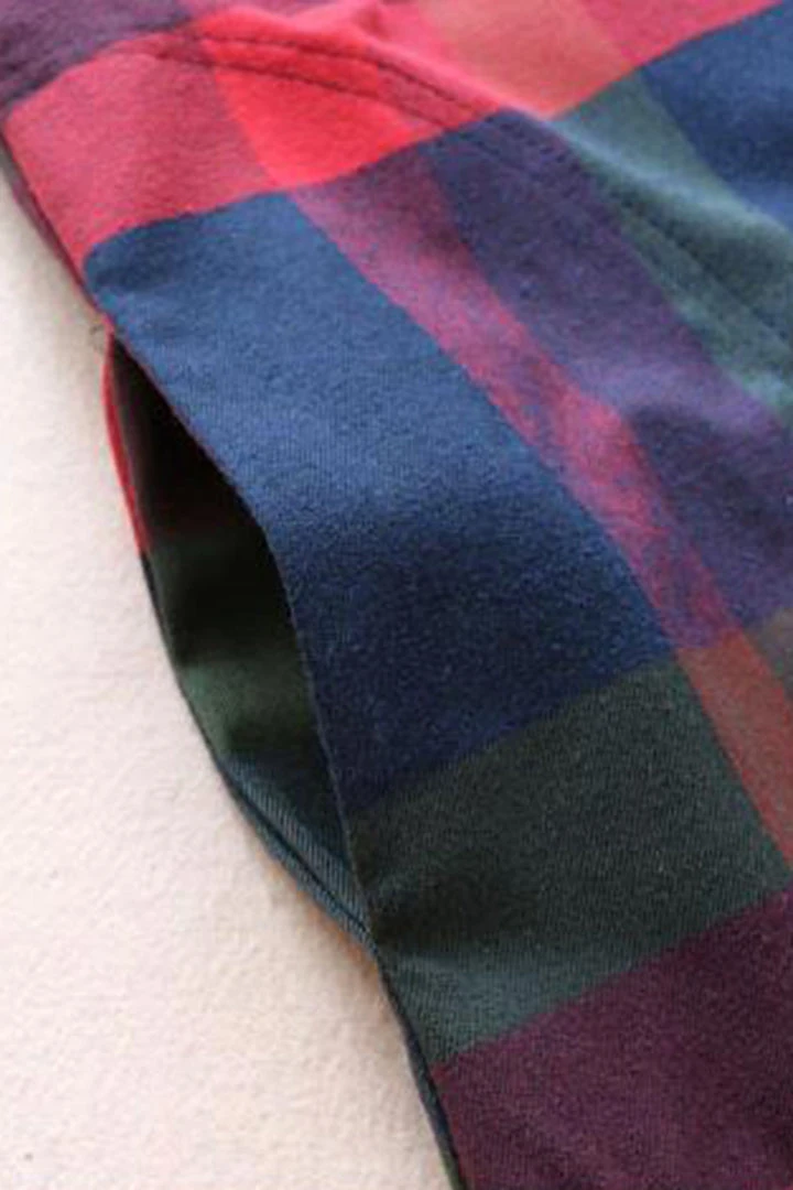 CUPSHE Lady Leisure Plaid Dress Dresses