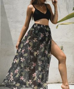 CUPSHE Heloise Maxi Tropical Print Cover Up