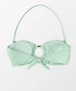 CUPSHE Bikinis Destini Smocked O-ring Bikini Top