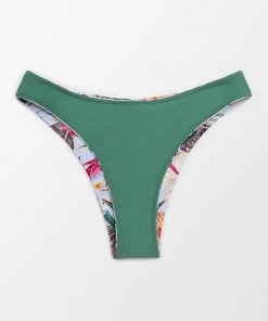 CUPSHE Bikinis Amira Tropical Reversible Bikini Bottom