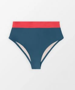 CUPSHE 4th Of July Sea To Shining Sea Banded High Waist Plus Size Bikini Bottoms