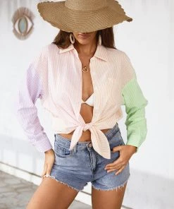 CUPSHE Yasmin Shirt Collar Button Top