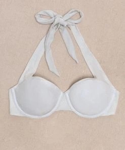 CUPSHE Georgia Halter Underwire Bikini Top Bikinis