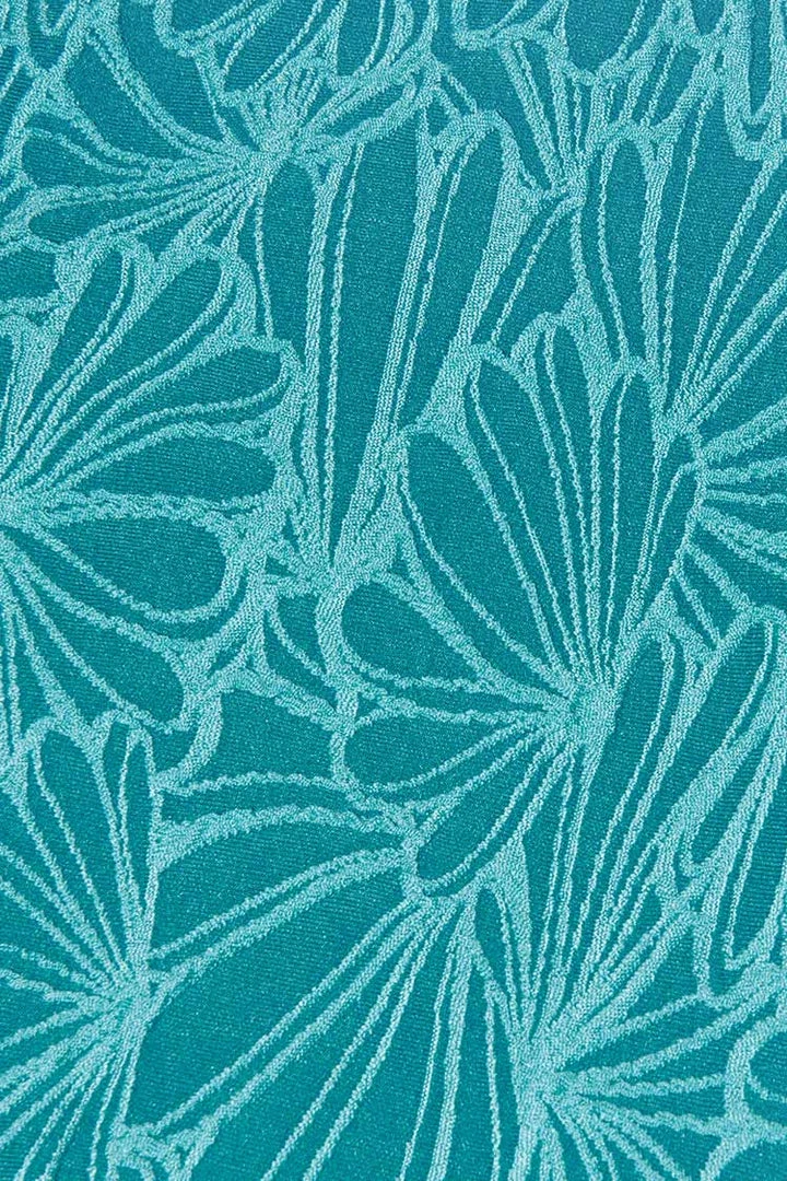 CUPSHE Flourishing Floral Scalloped Bralette And Cheeky High Waist Set