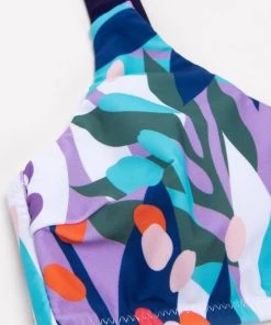 CUPSHE Barbara Leafy Tank Bikini Top