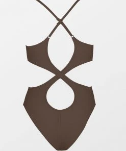 CUPSHE One Pieces Cutout Cross Back One Piece Swimsuit