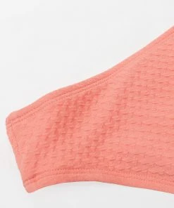 CUPSHE Sanddollar Texture Standard Rise Hipster Bikini Bottom