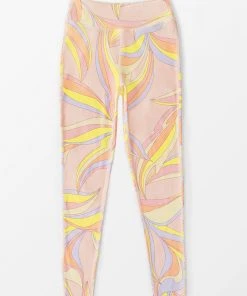 CUPSHE Accs & Clothing Orange Blossom Abstract Print Activewear Set