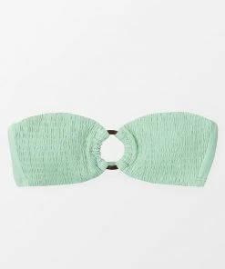 CUPSHE Bikinis Destini Smocked O-ring Bikini Top