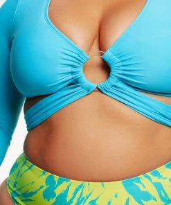 CUPSHE Art Walk Animal Cheeky Plus Size Bikini Bottom