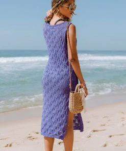 CUPSHE Summer Dresses 2022 Anita Round Neck Crochet Cover Up
