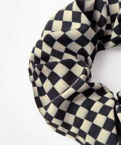 CUPSHE Papaya Gingham Ruching Hair Tie