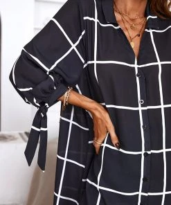 CUPSHE Ariya V-neck Half Sleeves Loose Dress