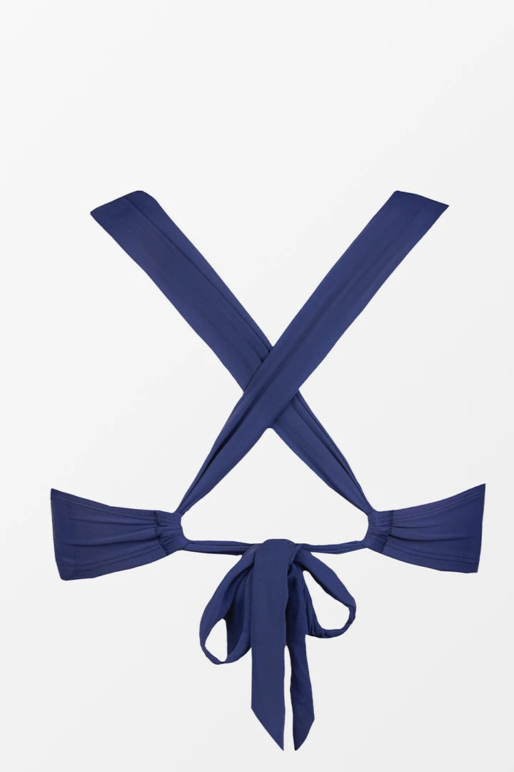 CUPSHE Santorini Solid Twist Front Wide Strap Bralette Bikini Top Swimwear UP TO 70% OFF