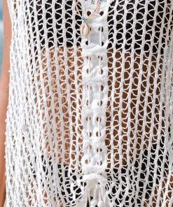 CUPSHE Rebeca V-neck Loose Waisted Tie Cover Up Cover Ups