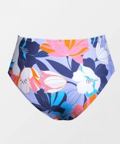 CUPSHE Swimwear BOGO 40% OFF Deep Ocean Shirred High Waist Tummy Control Plus Bikini Bottom