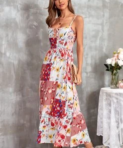 CUPSHE Liliana Loose Maxi Floral Slip Dress