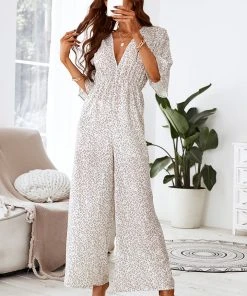 CUPSHE Calliope Wide Leg Loose Slight Jumpsuit