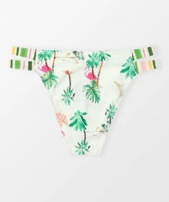 CUPSHE Palm Beach Strappy Hipster Bottom