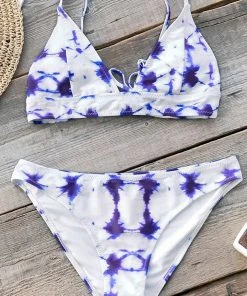 CUPSHE Swimwear UP TO 70% OFF Blue Crush Tie-dye Bikini