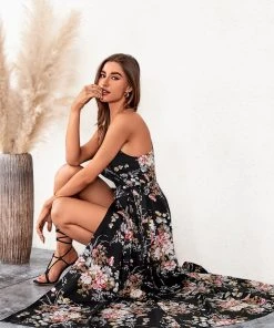 CUPSHE Dresses Hermine Thin Straps Tie Waist Slip Dress