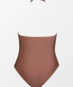 CUPSHE Strawberry Fields High Neck Tummy Control Plus Size One Piece