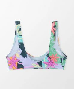 CUPSHE Bikinis Sunbeam Scoop Neck Wide Straps Bralette Bikini Top