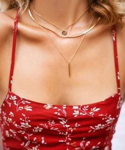CUPSHE Sandbar Copper Necklace