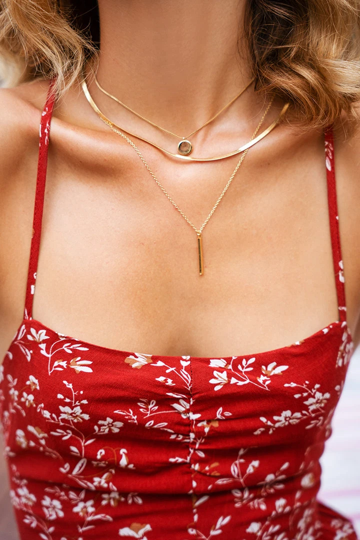 CUPSHE Sandbar Copper Necklace