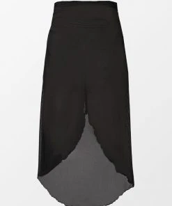 CUPSHE Love Los Angeles Ruffled Knotted Plus Size Maxi Skirt Cover Up Cover Ups