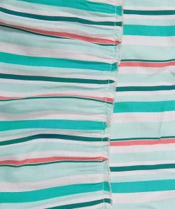 CUPSHE Dresses Alondra Stripe Frill Halter Neck Elastic Waisted Slip Dress