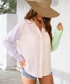 CUPSHE Yasmin Shirt Collar Button Top