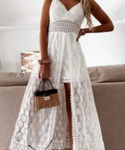 CUPSHE Dresses Thin Straps Ruching Smocking Jumpsuit