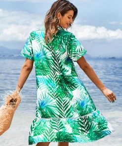 CUPSHE Alba Short Sleeve Shirt Collar Dress Dresses