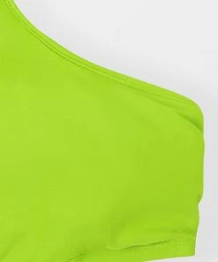 CUPSHE Sunbeam Keyhole High Neck Adjustable Straps Bikini Top Swimwear UP TO 70% OFF