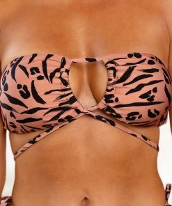 CUPSHE Love Struck 4-Way Top & Ultra Cheeky Bikini Set