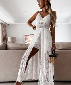 CUPSHE Dresses Thin Straps Ruching Smocking Jumpsuit