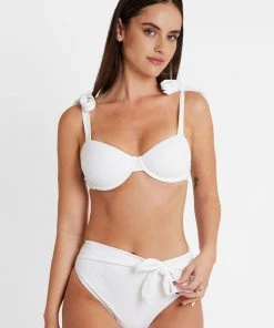 CUPSHE Bikinis Delicate Blooms Underwire Bralette & Cheeky High Waist Set